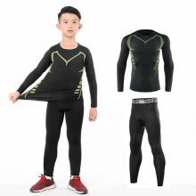 Men Boy Girl Kids Thermal Underwear Suit Autumn Winter Children Warm Thermo Underwear Sets Knitted LuckyLong Johns Tracksuit 08