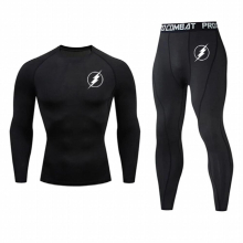 Mens Long Underwear Thermal Shirt Bottom Second Skin Compression Tights Winter Fitness Base Layer ultralight Workout Kit
