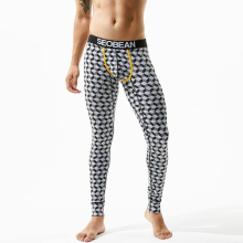 Winter Men sexy Long Johns Cotton Thermal Underwear Men WarmTight Leggings Pants High Single Long pants