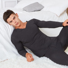 Seamless Mens Thermal Underwear Set Male Winter Long Johns Thermo Underwear Suit Mens 2Pcs/set Cotton Autumn Keep Warm Clothing