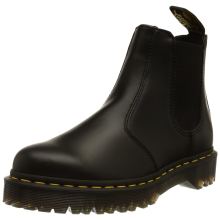 Dr Martens, Unisex 2976 Bex chelsea Boots, Black Smooth, 5 US Women4 US Men