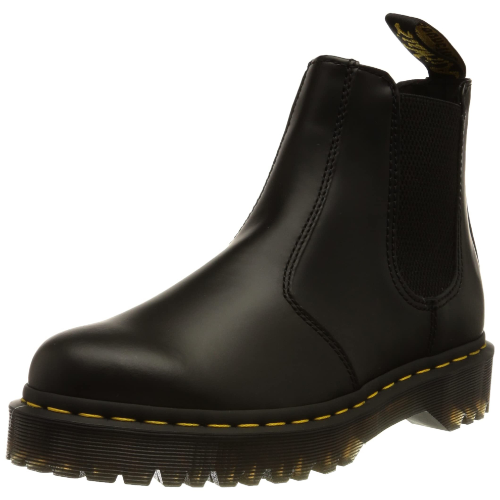 Dr Martens, Unisex 2976 Bex chelsea Boots, Black Smooth, 6 US Women5 US Men