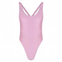 Men Sissy Lingerie Sleeveless Criss-Cross Backless High Cut Thong Bodysuit Leotard Jumpsuit Nightwear Swimsuit Swimwear