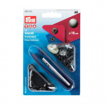 Prym Anorak Snaps Press Fasteners Antique Steel - per pack of 10