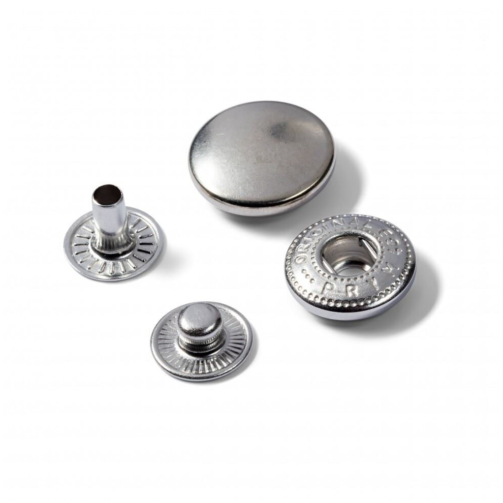 Prym Anorak Snaps Press Fasteners Refill  Silver - per pack of 10
