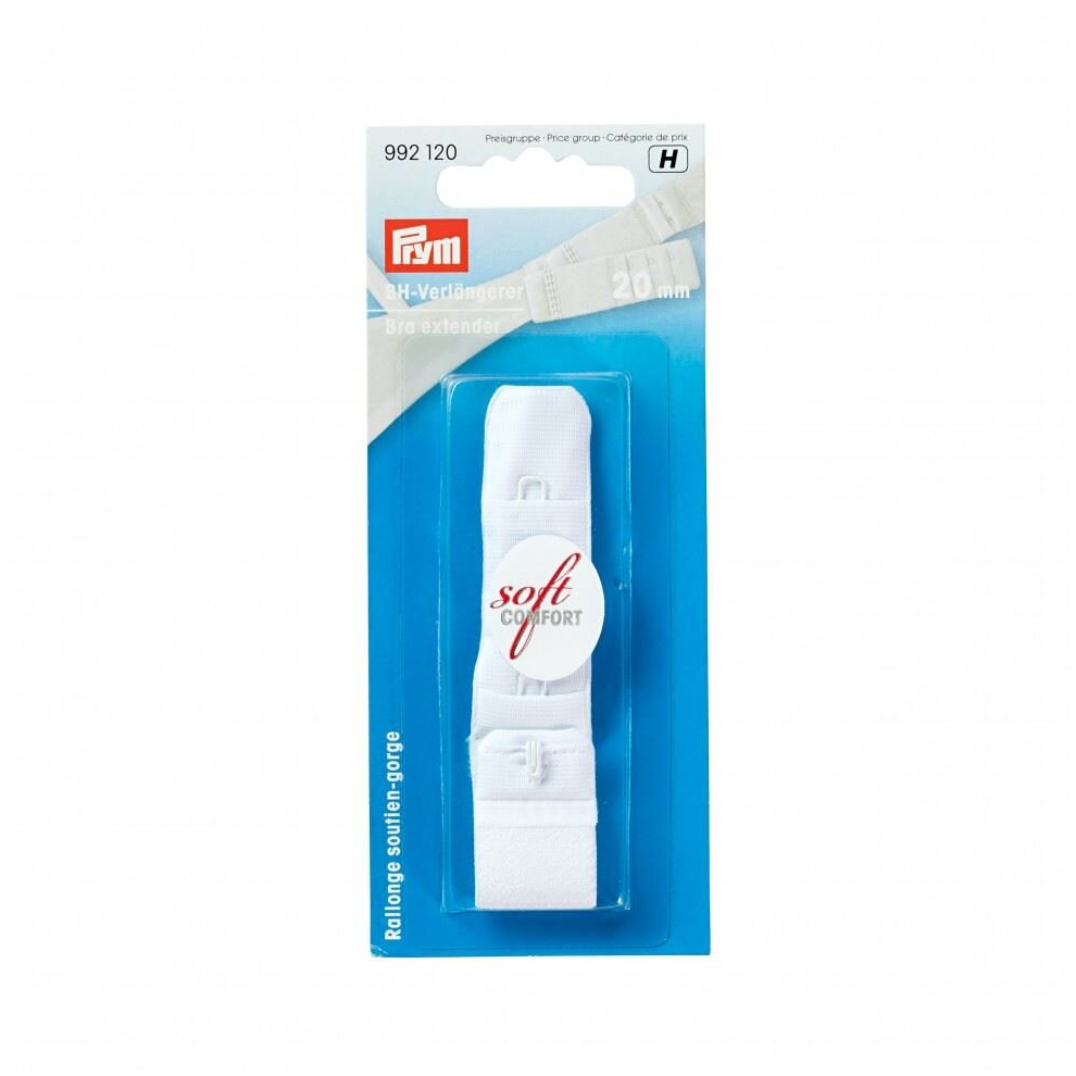 Prym Bra Extenders  White - each