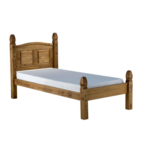 Birlea Corona Mexican Solid Pine Low Foot End 90cm Bedstead 3'0" Single bed Frame 2