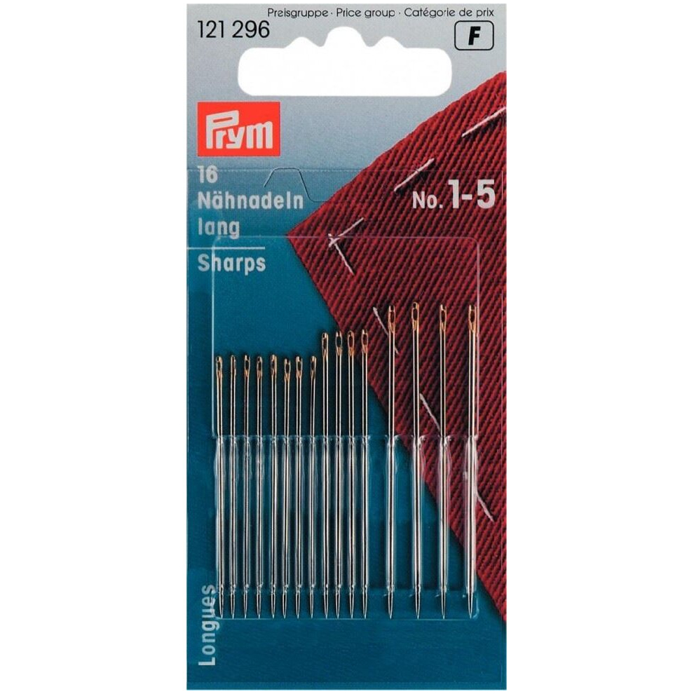 Prym Sharps Sewing Needles - Per Pack Of 16