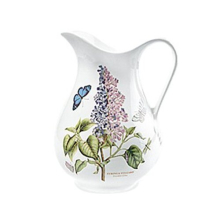 BG47300 Botanic Garden-3 pt. Ewer, Ceramic, White Base/See Picture