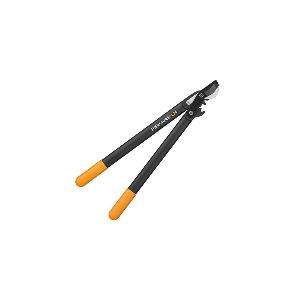 PowerGear Lopper Bypass, Hook Head (M) L74, Hook Head, Non-stick coating, Cutting Diameter : 3.8 cm, Hardened steel, Length: 55 cm, Black/Orange,