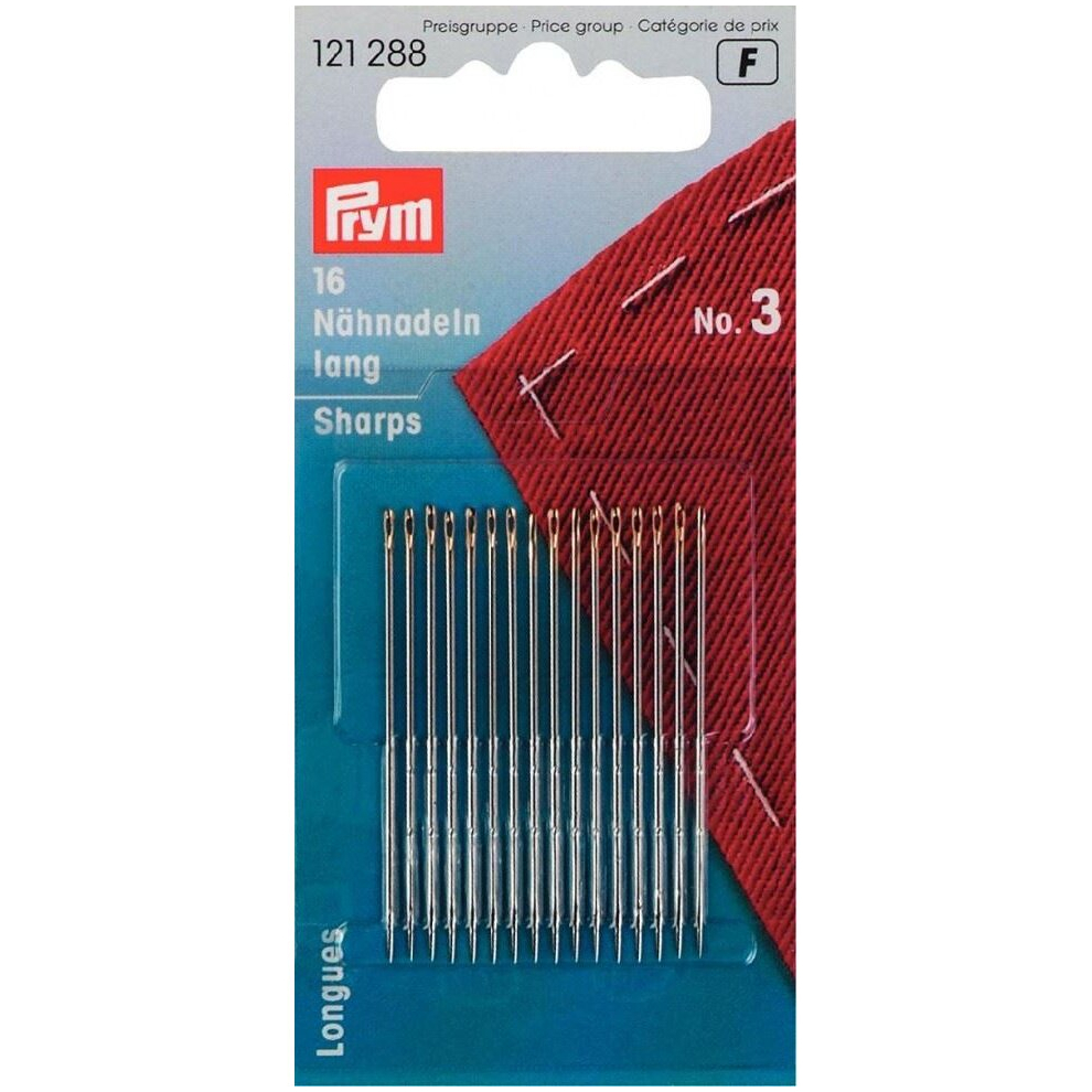 Prym Sharps Sewing Needles - Per Pack Of 16