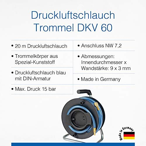 Luftschlauchaufroller - Schwabe 12622 15 bar 20 m 2