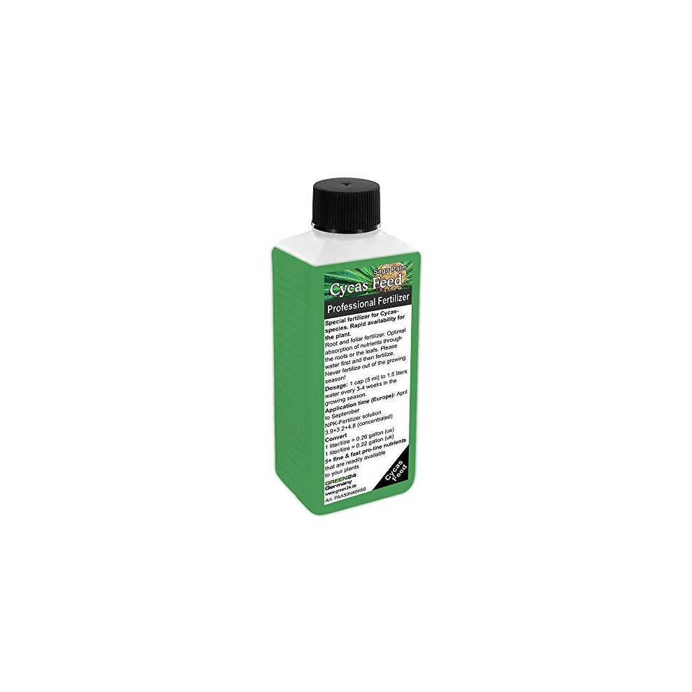 Green24 Cycas - Sago Palm Liquid Fertilizer Hightech Npk, Root, Soil, Foliar, Fertiliser - Professional Food
