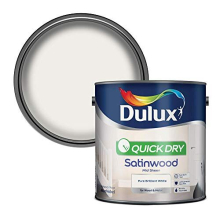 Quick Dry Satinwood Paint For Wood And Metal - Pure Brilliant White 2. 5 Litres