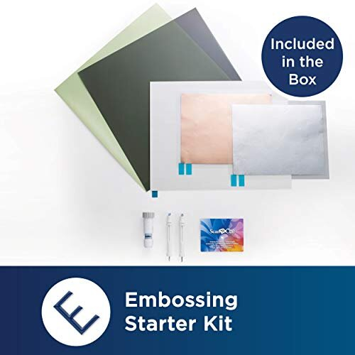 Brother Accessory Set, For Scanncut Diy Cutting Machine, Mat, Tools, Metal Sheets and 50 Embossing Patterns 1