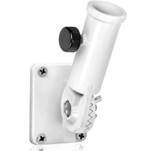 Multi-Position Flag Pole Holder | Mounting Bracket with Hardwares - Made of Aluminum Alloy - Strong and Rust Free - 1" Inner Diameter