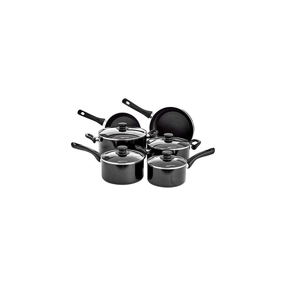 Amazon 6 Piece Non Stick Induction Cookware Set, With Lids