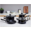 Amazon 6 Piece Non Stick Induction Cookware Set, with Lids 6