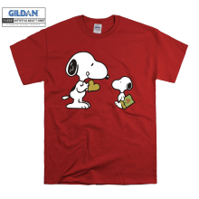 (4X-Large, Red) Lovely Couple Snoopy Black Women T Shirt T-Shirt Tshirt Top