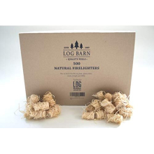 Natural Eco Wood Firelighters - 500 Wood Wool Flame Fire Starters Great for Lighting Fires in Stoves, BBQ's, Pizza Ovens & Smokers, Safe Charcoal