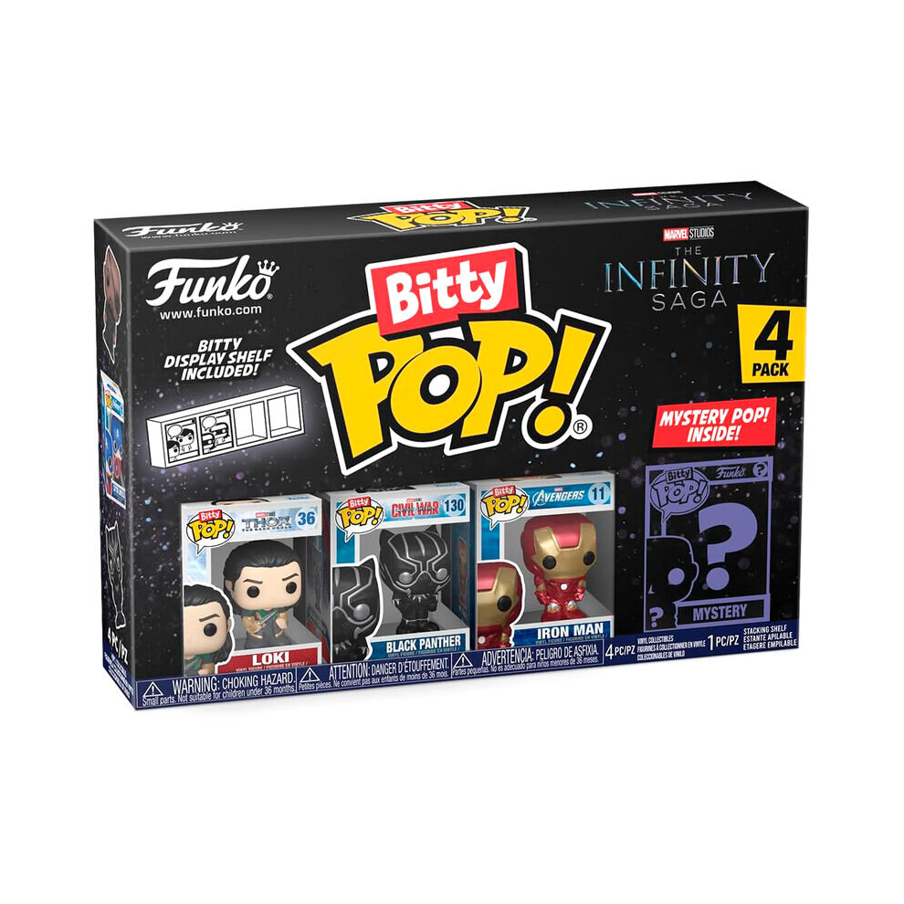 Funko Blister 4 Figures Bitty Pop Marvel The Infinity Saga Loki