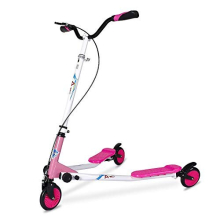AOODIL Swing Scooter: Adjustable 3-Wheel Foldable Wiggle/Drift Scooter for Kids & Adults, 6+, 220 lb, 180-turn