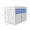 BillyOh (8x6, Windowed) BillyOh Switch Overlap Pent Shed 4