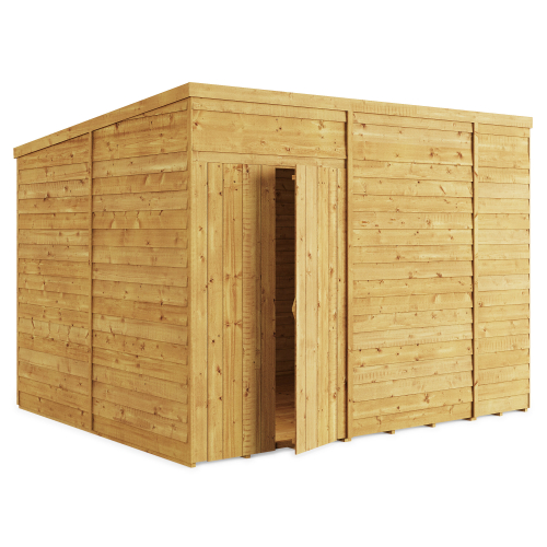 BillyOh (10x8, Windowless) BillyOh Switch Overlap Pent Shed 1