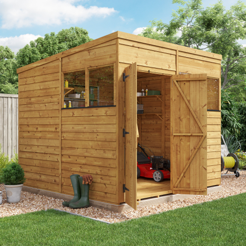 BillyOh (8x8, Windowed) BillyOh Switch Overlap Pent Shed 1