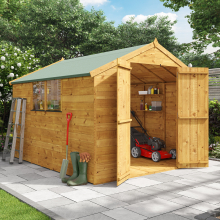 (10x8, Windowed) BillyOh Master Tongue and Groove Apex Shed