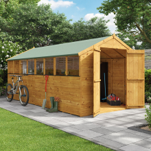 (16x8, Windowed) BillyOh Master Tongue and Groove Apex Shed