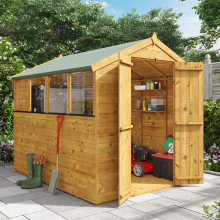 (8x6, Windowed) BillyOh Master Tongue and Groove Apex Shed