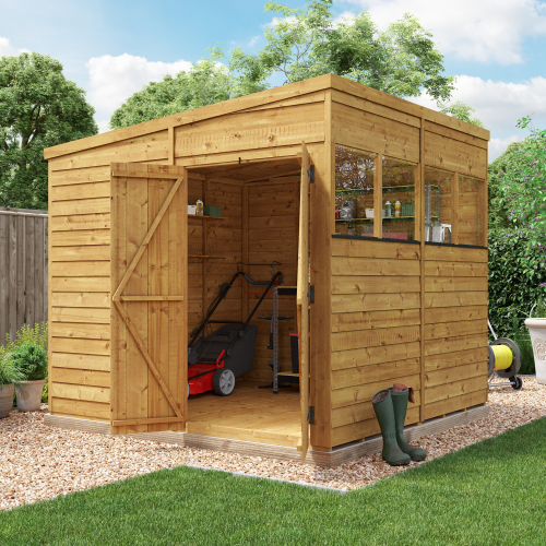 BillyOh (8x8, Windowed) BillyOh Switch Overlap Pent Shed