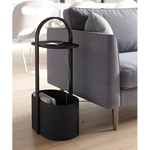 Umbra Bellwood Storage Table, Black/Walnut 1