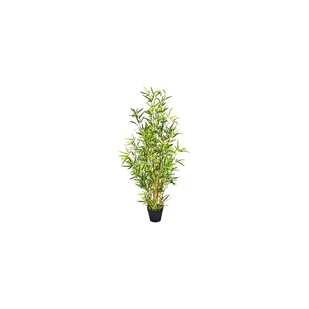 Greenbrokers Artificial Bamboo Tree In Pot, / 4Ft 130Cm