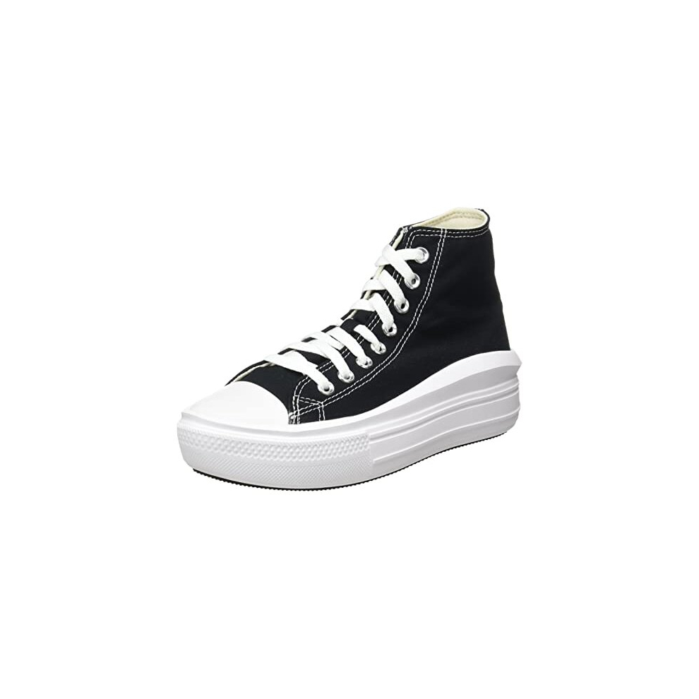 All Star Move Platform Trainers Black Natural Ivory White - 6.5 UK