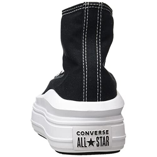 Converse All Star Move Platform Trainers Black Natural Ivory White - 6.5 UK 2