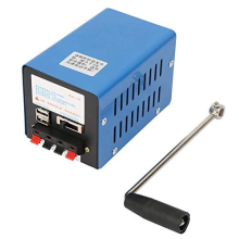 Hand-cranked Generator High Power Portable Charging Generator Usb Emergency Dynamotor for Cpap Camp Travel Emergency Electricity