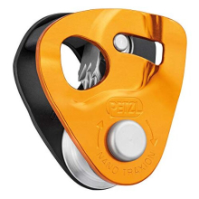 PETZL, Nano Traxion, Pulley Blocker Lightweight High-Performance, Yellow, One Size, Unisex-Adult