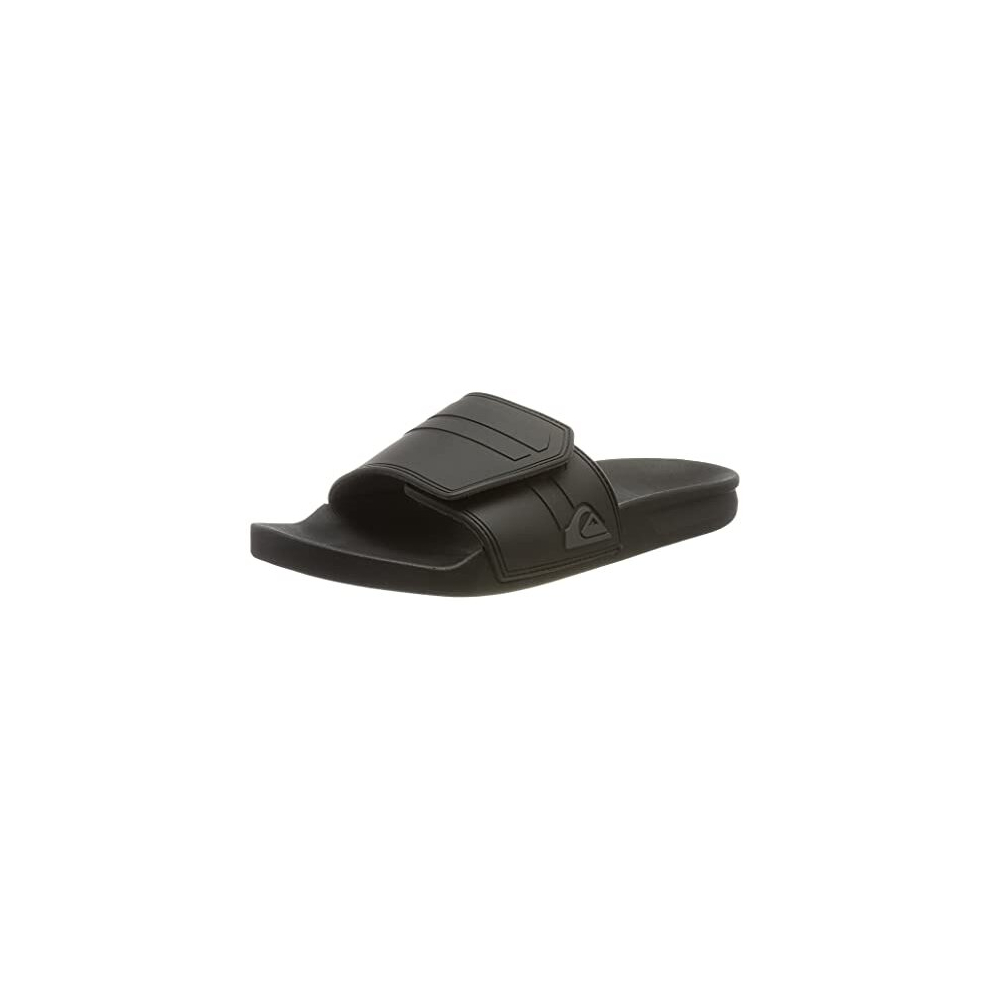 Men's Rivi Slide Adjust Sandal, Schwarz, 8 UK