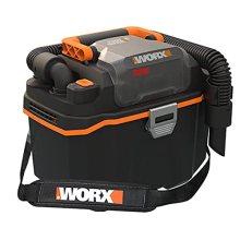 WX031.9 18V (20V MAX) Cordless Compact Wet/Dry Vacuum Cleaner, Black