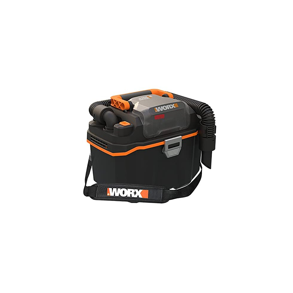 WX031.9 18V (20V MAX) Cordless Compact Wet/Dry Vacuum Cleaner, Black