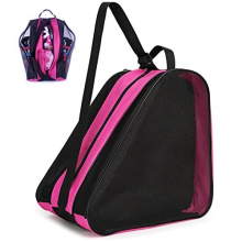 Roller Skate Bag - Unisex Ice Skate Bag with Adjustable Shoulder Strap - Breathable Oxford Cloth Skating Shoes Storage Bag Without Unpleasant Smell