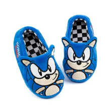 (1 UK Child) Sonic the Hedgehog 3D Slippers (Boys Blue)