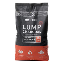 MB20091621 Natural Reusable Lump Charcoal for BBQ, Smoking, Grilling. 16lbs , Black