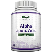 Alpha Lipoic Acid 650mg – 150 High Strength Vegan and Vegetarian ALA Capsules – 5 Month Supply – UK Manufactured to GMP Standards