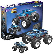 Hot Wheels Bigfoot Monster Truck Building Set With 538 Pieces, Authentic Details, Features And Easter Eggs, Collector Gift Set For Adult Builders