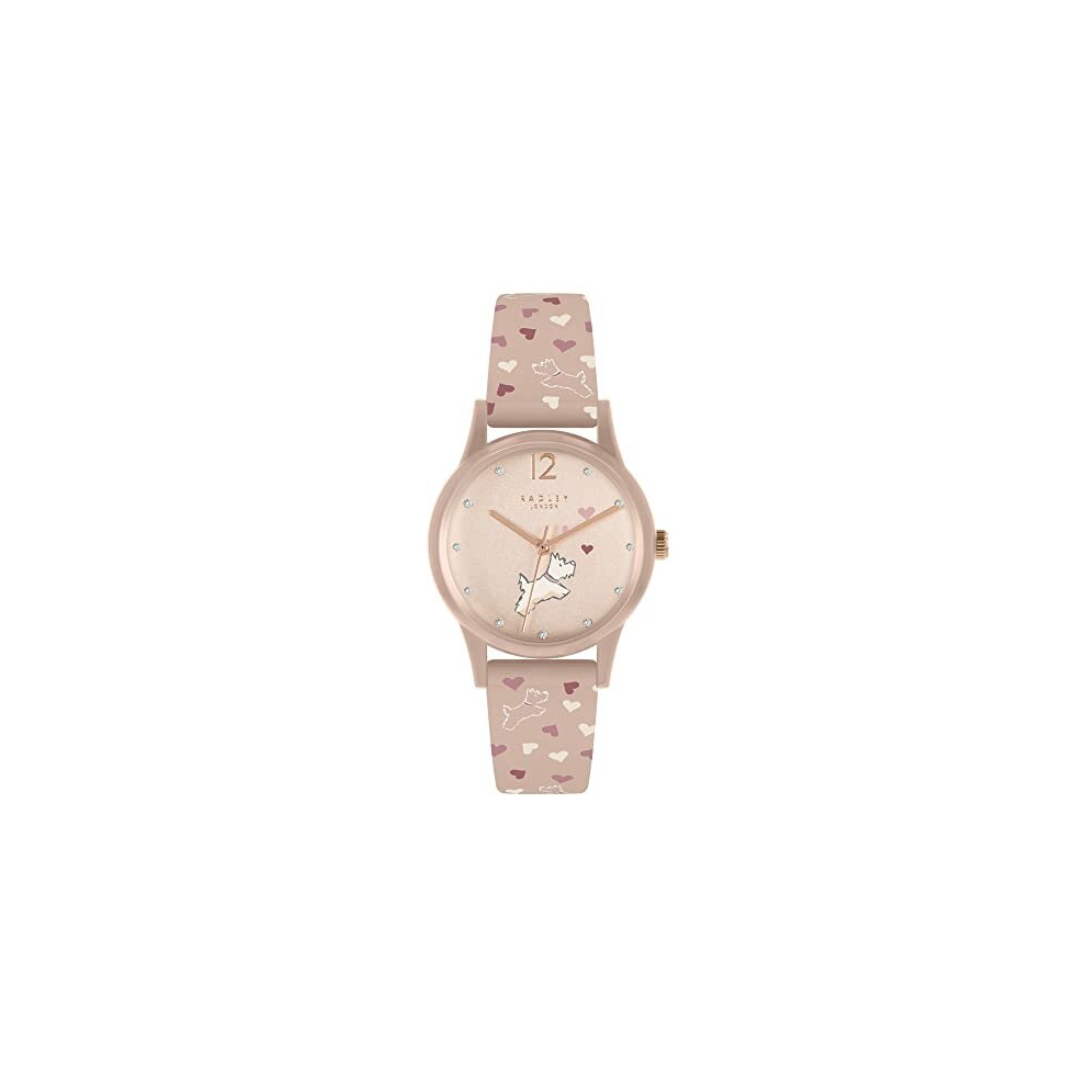 Women's Analog Quartz Watch with Silicone Strap RY21380