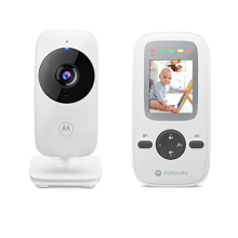 VM481 - Video Baby Monitor with Portable Parent Unit, High Sensitivity Microphone, Infrared Night Vision, Digital Zoom, Silver (VM 481)