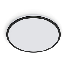 LED Ozziet Linear Ceiling Light 18W 4000K [Cool White - Black] for Home Indoor Ceiling Lighting, Livingroom, Bedroom.